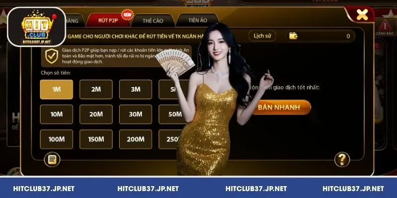 Các lựa chọn rút tiền HitClub nhanh và tiện lợi