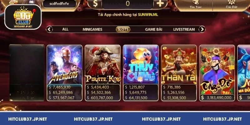Các sản phẩm cá cược có tại SunWin