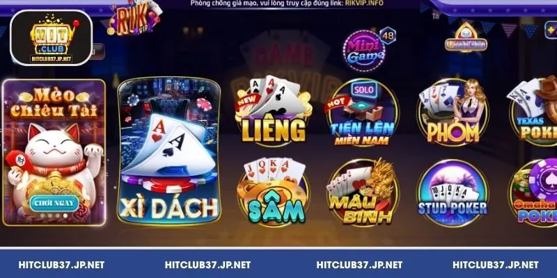 Các sản phẩm game nổi bật tại Rikvip đình đám