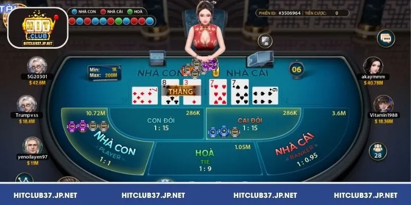 Giới thiệu khái quát về Baccarat HitClub