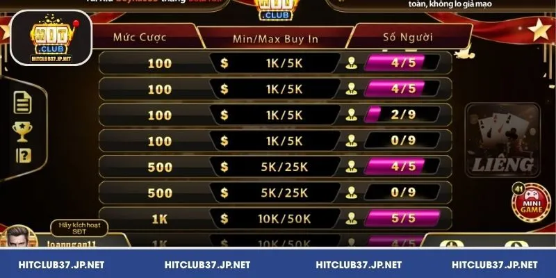 Giới thiệu tổng quan về Liêng HitClub