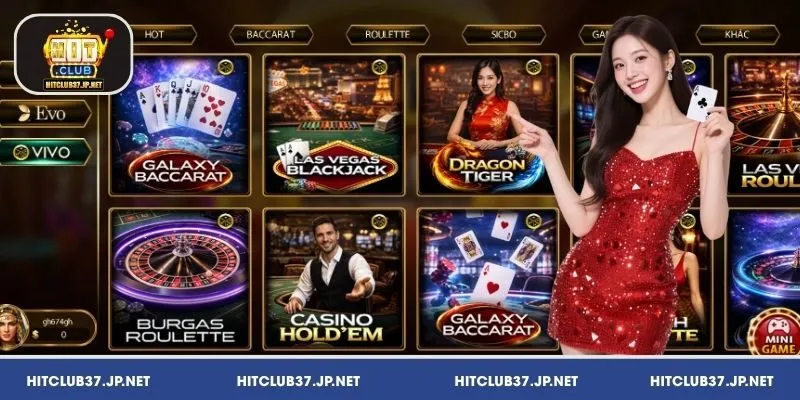 Live Casino HitClub – Không khí Macau chân thực