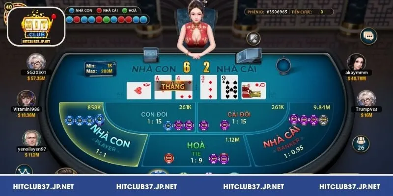 Quy trình vào chơi Baccarat HitClub nhanh gọn, dễ hiểu
